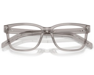 Óculos de Grau Prada Signature Cinza Translúcido PRB10V 10J1O1-55