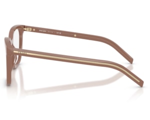Óculos de Grau Prada Signature Marrom Pecan PRB11V 28D1O1-52