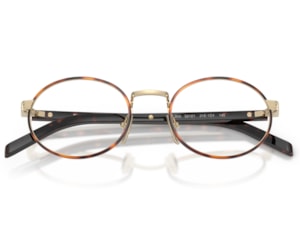 Óculos de Grau Prada Signature Marrom Tartaruga PRB55V 20L1O1-52