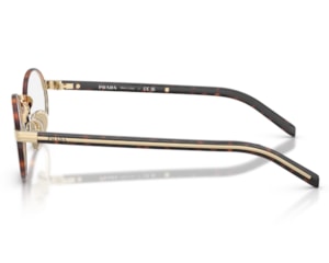 Óculos de Grau Prada Signature Marrom Tartaruga PRB55V 20L1O1-52
