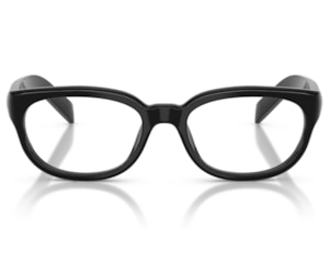 Óculos de Grau Prada Signature Preto Brilho PRD03VU 16K1O1-54