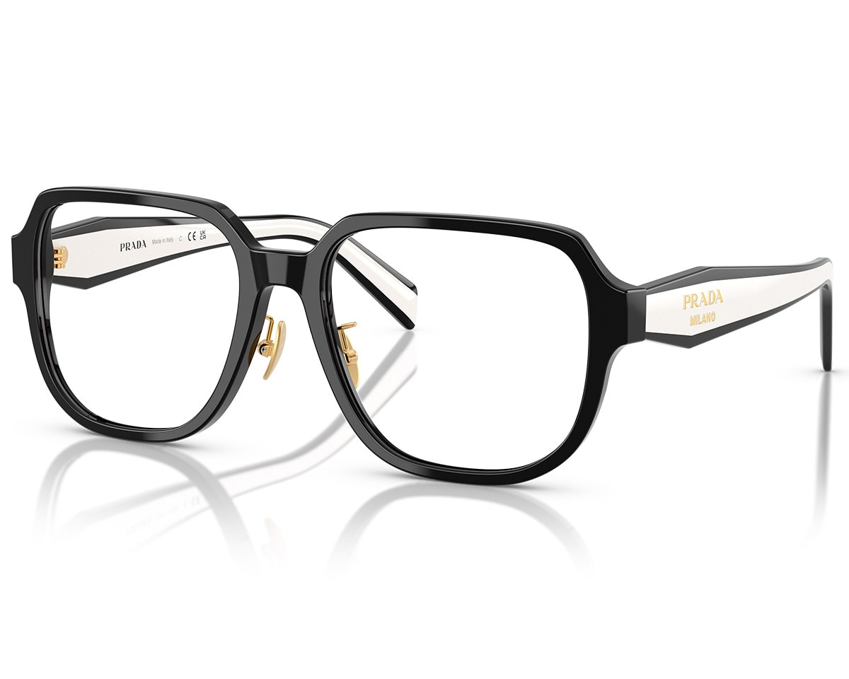 Óculos de Grau Prada Signature Preto PRB07VD 16K1O1-56 - Officina 7
