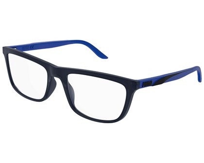 Óculos de Grau Puma Azul Fosco PU0347O 002-56