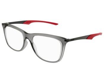 Óculos de Grau Puma Cinza Transparente PU0356O 003-55