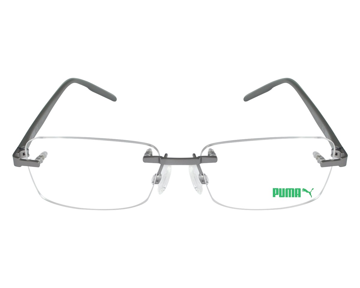 Óculos de Grau Puma Metal Cinza PE0142O 004-53