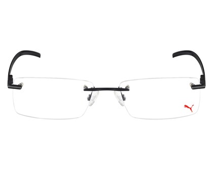 Óculos de Grau Puma Metal Preto Fosco PE0022O 009-55