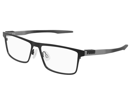 Óculos de Grau Puma Metal Preto Fosco PU0305O 001-59