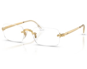 Óculos de Grau Ray Ban A$ap Rocky Dourado RX3928V 2500-54