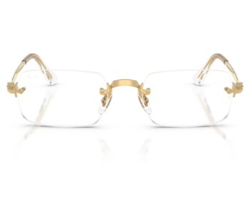 Óculos de Grau Ray Ban A$ap Rocky Dourado RX3928V 2500-54