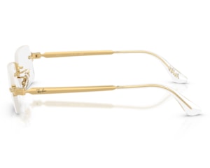 Óculos de Grau Ray Ban A$ap Rocky Dourado RX3928V 2500-54