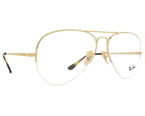Óculos de Grau Ray Ban Aviator Gaze RX6589 2500-59