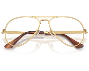 Óculos de Grau Ray Ban Aviator Max Dourado RX3925V 2500-58
