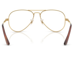 Óculos de Grau Ray Ban Aviator Max Dourado RX3925V 2500-58