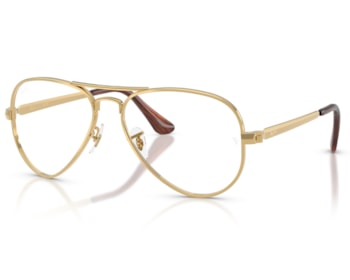 Óculos de Grau Ray Ban Aviator Max Dourado RX3925V 2500-58