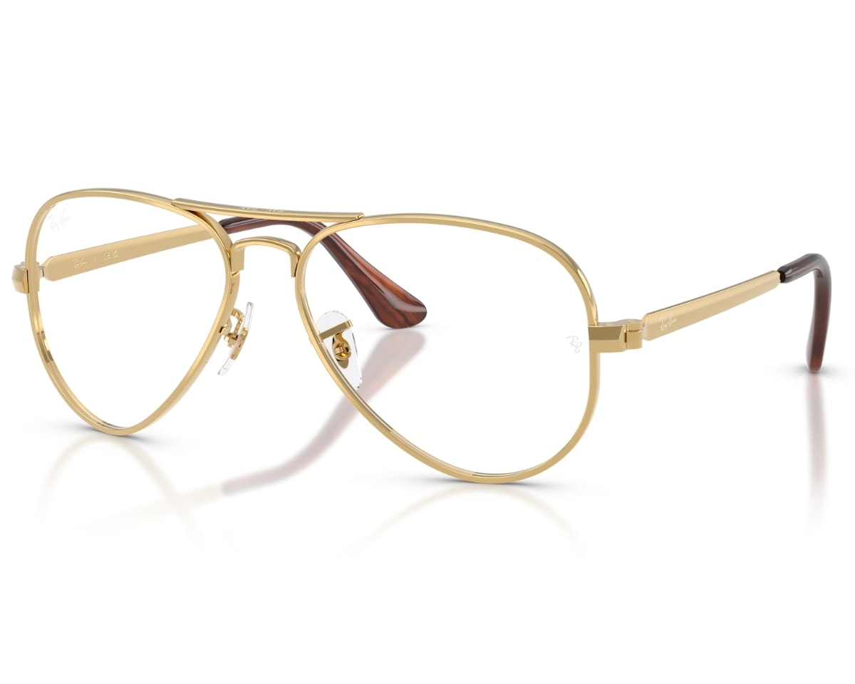 Óculos de Grau Ray Ban Aviator Max Dourado RX3925V 2500-58