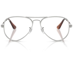 Óculos de Grau Ray Ban Aviator Max Prata RX3925V 2501-58