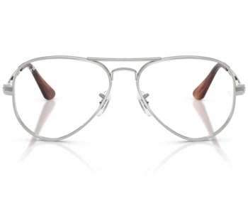 Óculos de Grau Ray Ban Aviator Max Prata RX3925V 2501-58