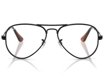 Óculos de Grau Ray Ban Aviator Max Preto RX3925V 2509-58