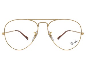 Óculos de Grau Ray Ban Aviator RX6049L 2500-55