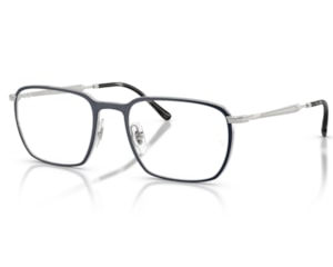 Óculos de Grau Ray Ban Azul Prateado RX6549 3016-53