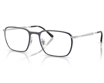 Óculos de Grau Ray Ban Azul Prateado RX6549 3016-53