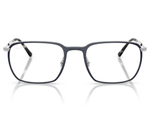 Óculos de Grau Ray Ban Azul Prateado RX6549 3016-53