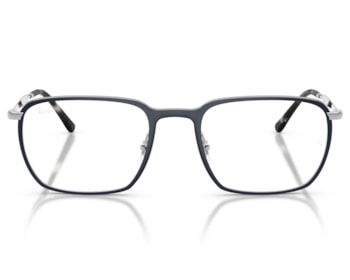 Óculos de Grau Ray Ban Azul Prateado RX6549 3016-53