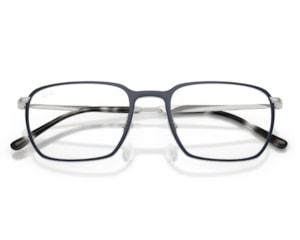 Óculos de Grau Ray Ban Azul Prateado RX6549 3016-53