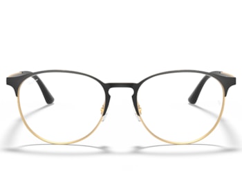 Óculos de Grau Ray Ban Black On Gold RX6375 2890 53