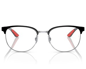 Óculos de Grau Ray Ban Black On Silver RX8422 2861 54