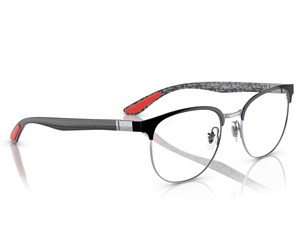 Óculos de Grau Ray Ban Black On Silver RX8422 2861 54