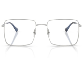 Óculos de Grau Ray Ban Brix Prata Azul RX6553 2501-55