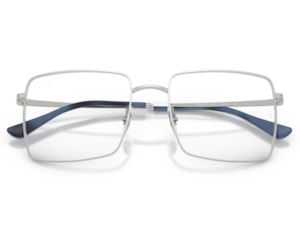Óculos de Grau Ray Ban Brix Prata Azul RX6553 2501-55