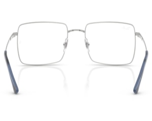 Óculos de Grau Ray Ban Brix Prata Azul RX6553 2501-55