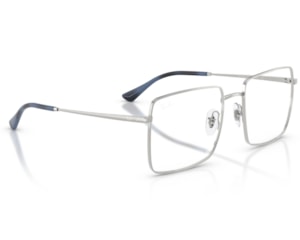 Óculos de Grau Ray Ban Brix Prata Azul RX6553 2501-55