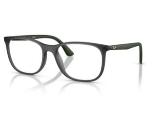 Óculos de Grau Ray Ban Cinza Verde Fosco RX7270L 8499-56