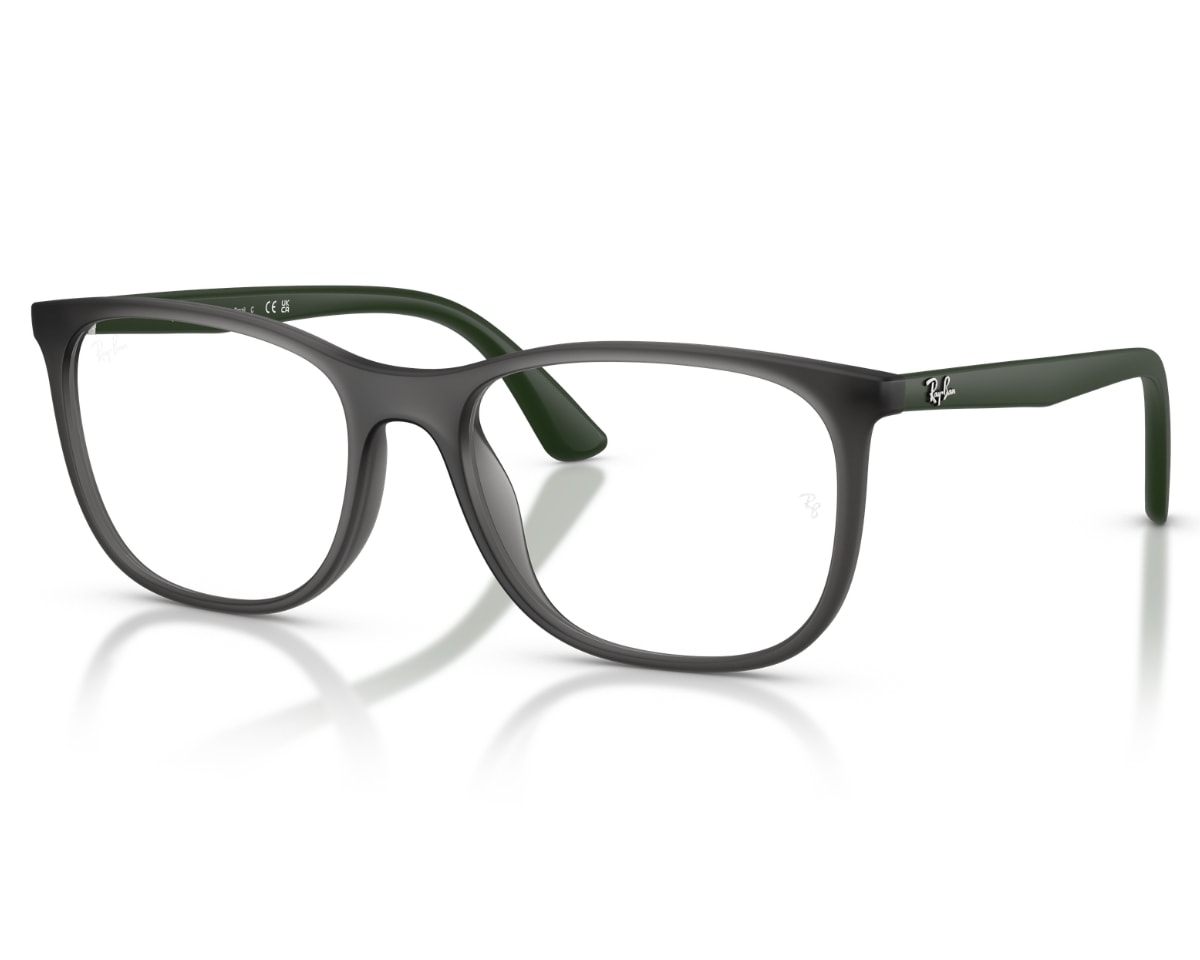 Óculos de Grau Ray Ban Cinza Verde Fosco RX7270L 8499-56