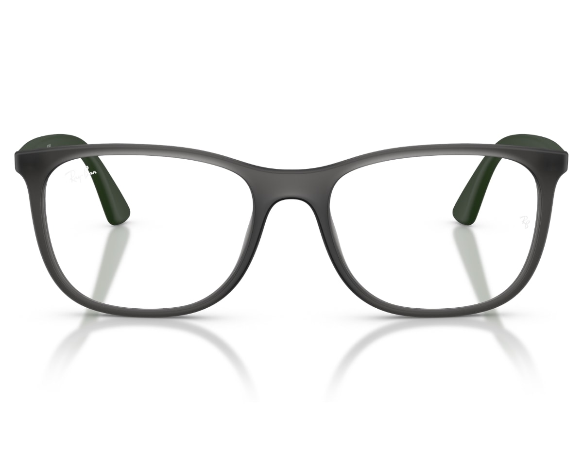 Óculos de Grau Ray Ban Cinza Verde Fosco RX7270L 8499-56 - Officina 7