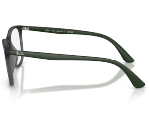 Óculos de Grau Ray Ban Cinza Verde Fosco RX7270L 8499-56