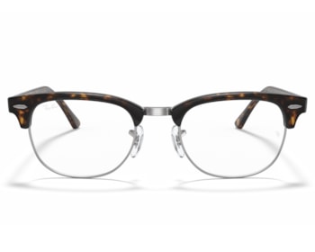 Óculos de Grau Ray Ban Clubmaster Marrom Havana RX5154 2012-49