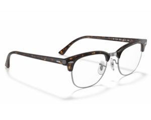 Óculos de Grau Ray Ban Clubmaster Marrom Havana RX5154 2012-49