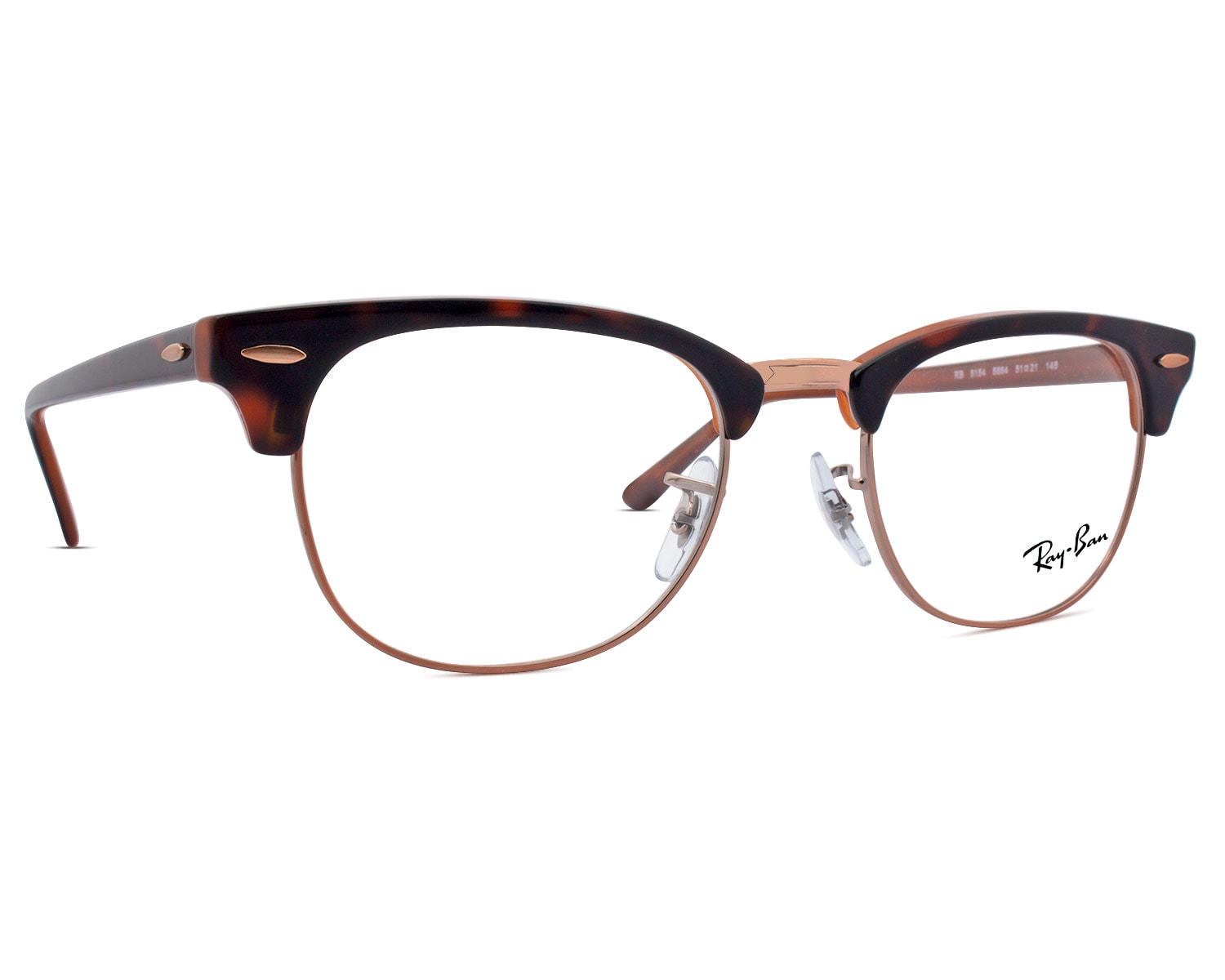 Óculos de Grau Ray Ban Clubmaster RX5154 5884-51 - Officina 7
