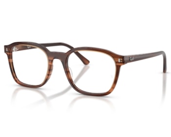 Óculos de Grau Ray Ban Core Timeless Marrom Listrado RX5460 8455-52