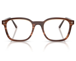 Óculos de Grau Ray Ban Core Timeless Marrom Listrado RX5460 8455-52