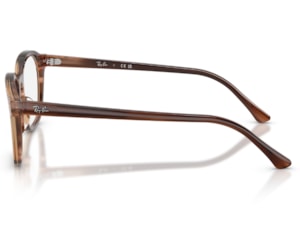 Óculos de Grau Ray Ban Core Timeless Marrom Listrado RX5460 8455-52