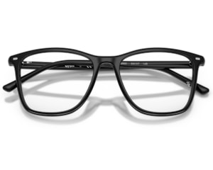 Óculos de Grau Ray Ban Core Timeless Preto Brilho RX5455 2000-54