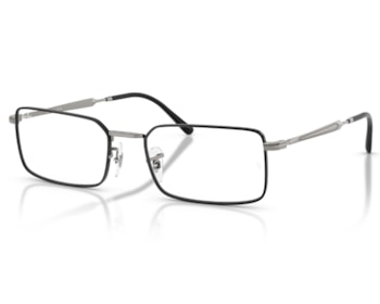 Óculos de Grau Ray Ban Core Timeless Preto Chumbo RX6557 3179-56