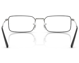 Óculos de Grau Ray Ban Core Timeless Preto Chumbo RX6557 3179-56