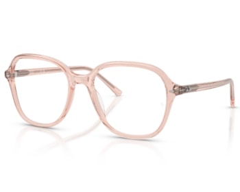 Óculos de Grau Ray Ban Core Timeless Rosa Translúcido RX5456 8540-56