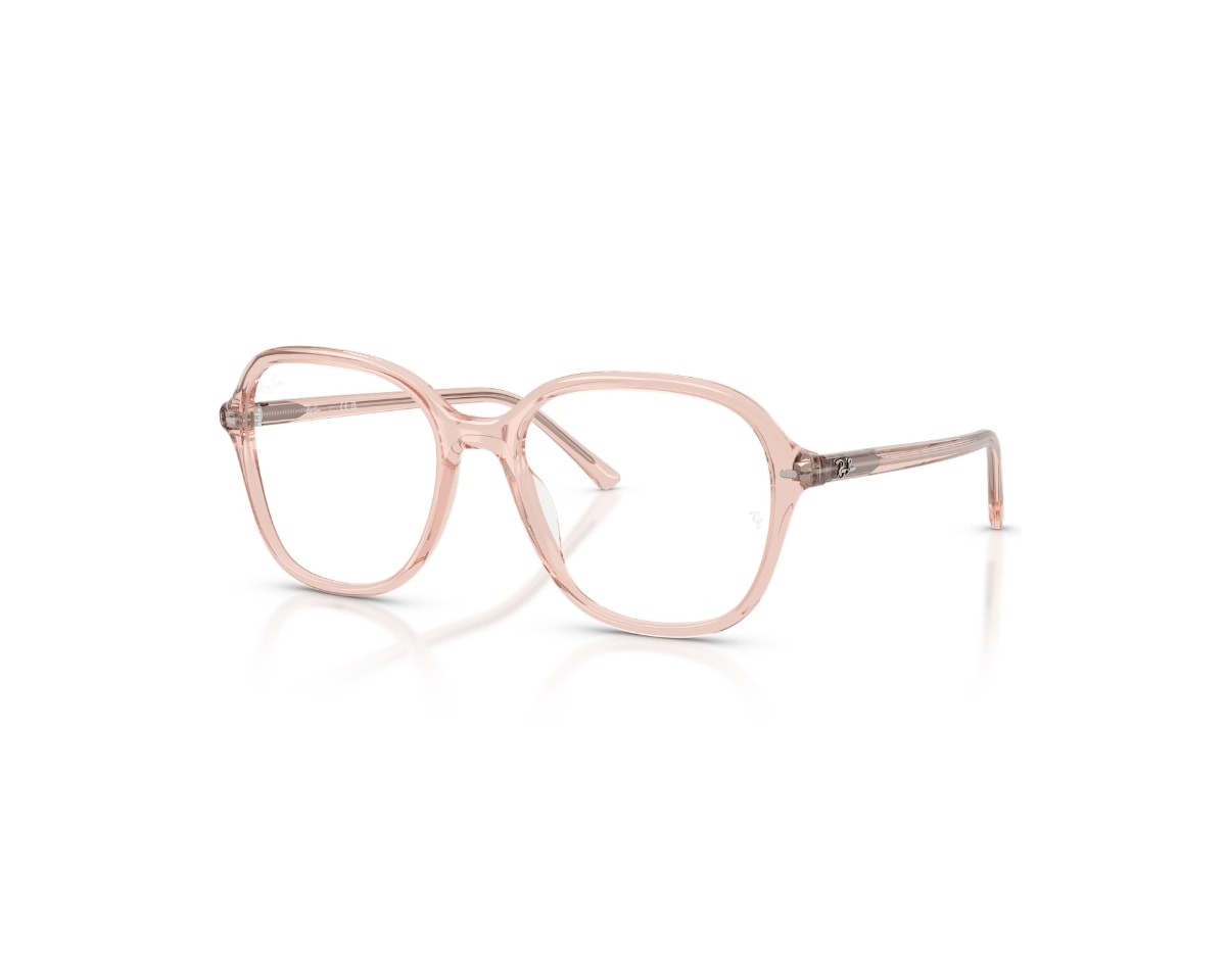 Óculos de Grau Ray Ban Core Timeless Rosa Translúcido RX5456 8540-56